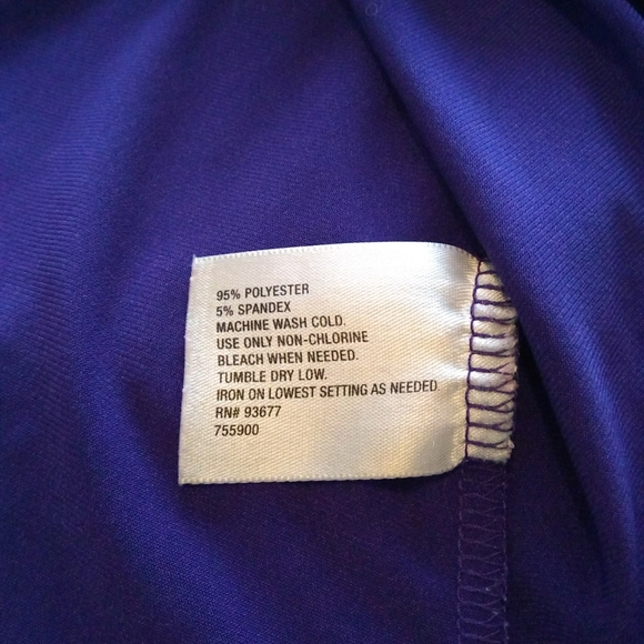 Women's Purple Long Sleeve blouse - Picture 6 of 6
